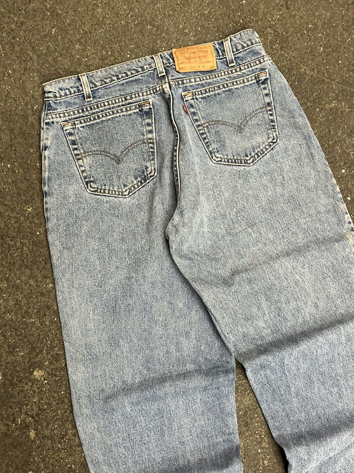 Levi's × Vintage Levi’s 560 baggy fit vintage denim skater hype 90s Size US 34 / EU 50 - 3 Thumbnail