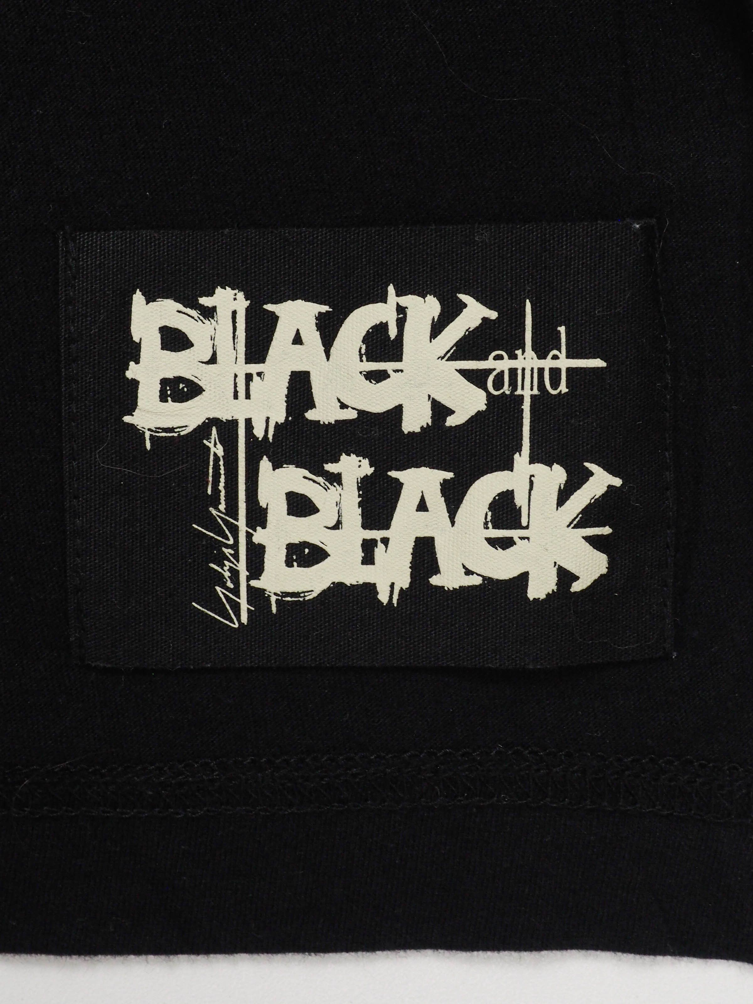 Yohji Yamamoto Yohji Yamamoto Black and Black tee Size US M / EU 48-50 / 2 - 3 Thumbnail