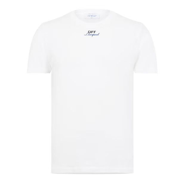 image of Off White O1G2R1Mq0424 T-Shirts In White & Multi, Men's (Size Small)