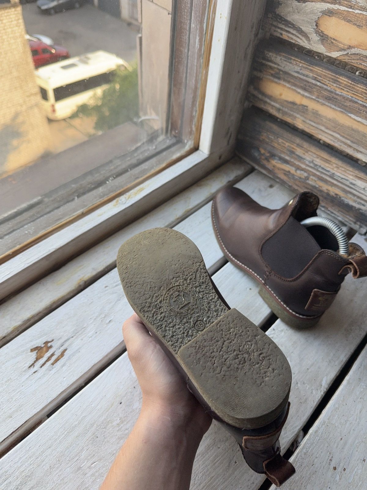 Panama Jack Vintage 00s Panama Jack Men’s Leather Chelsea Boots Brown Size US 5.5 / IT 35.5 - 9 Thumbnail