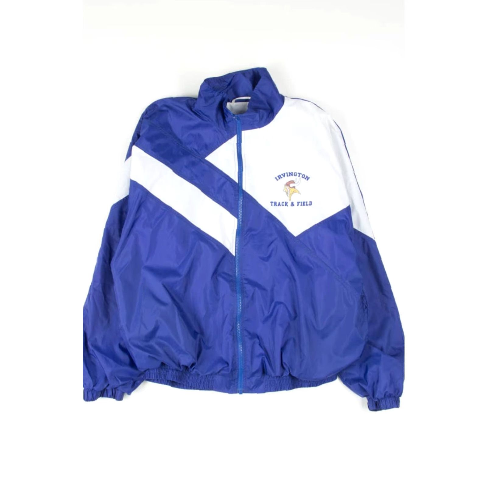 Vintage VINTAGE Irvington Track & Field 90s Jacket Large Nylon 19080 Tonix Mens Jacket Size US L / EU 52-54 / 3 - 2 Thumbnail