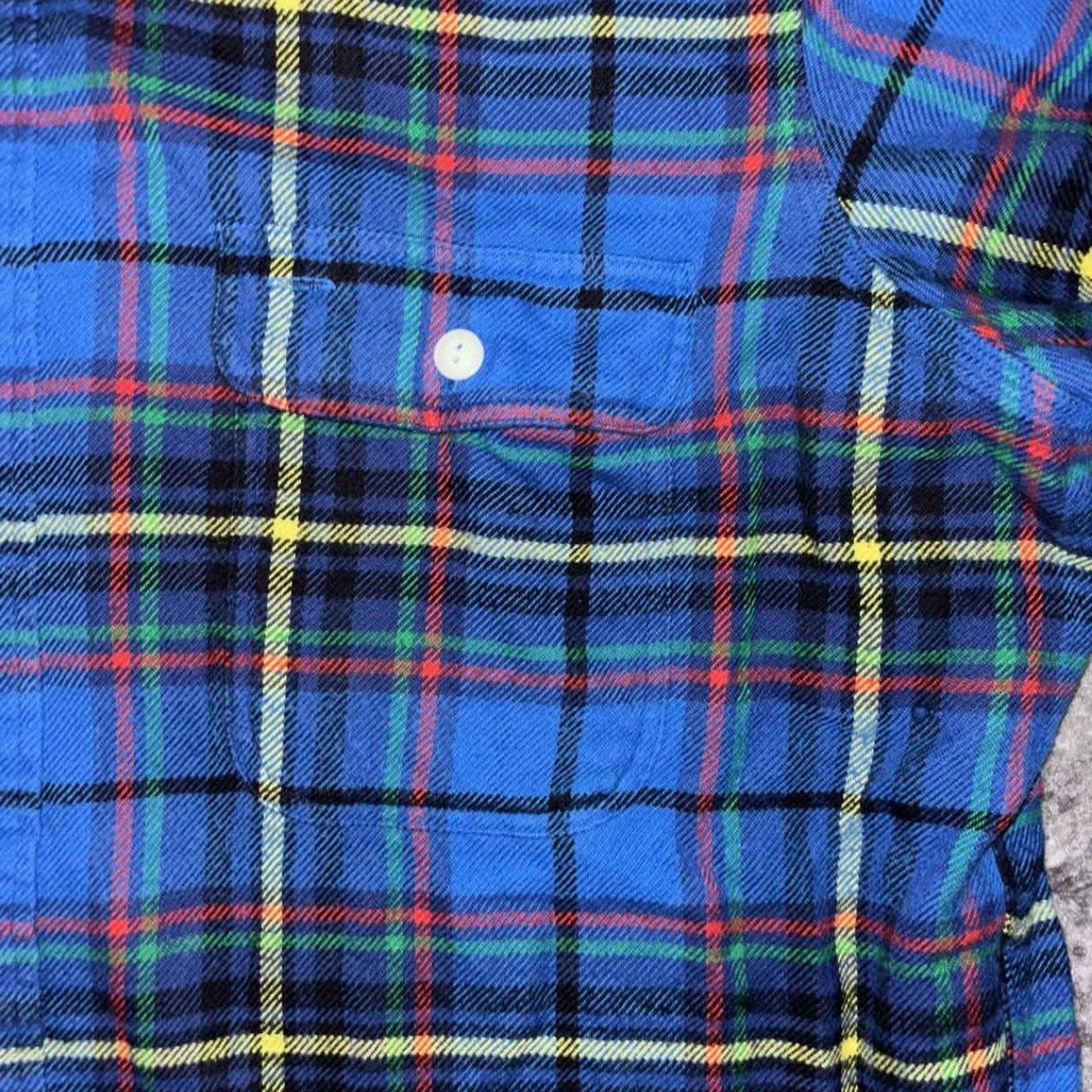 Polo Ralph Lauren Vintage Polo Ralph Lauren Plaid Button Up Shacket Size US XL / EU 56 / 4 - 4 Thumbnail
