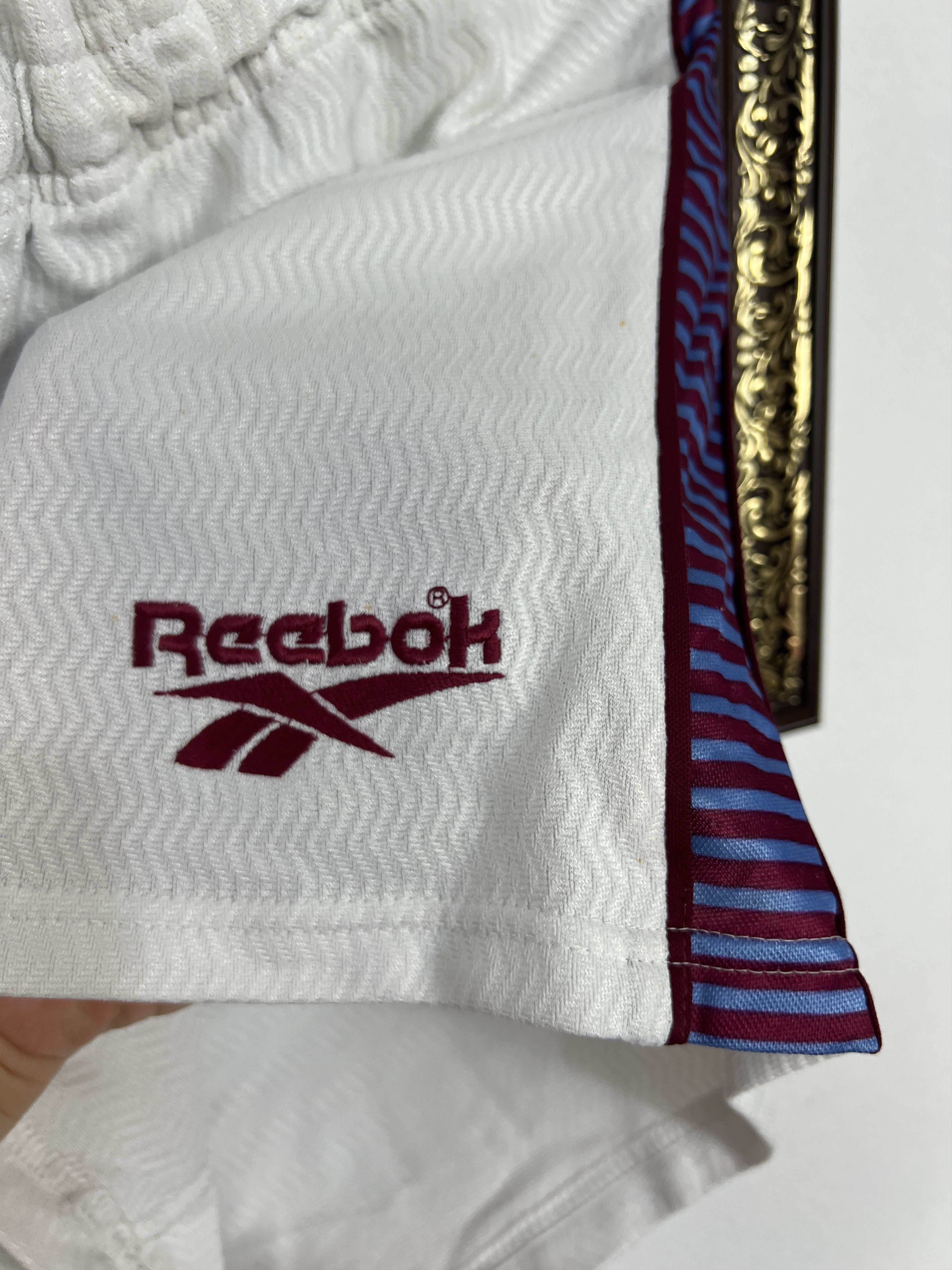 Reebok Vintage 90's Reebok Aston Villa Football Shorts Athletic M Size US 32 / EU 48 - 5 Thumbnail