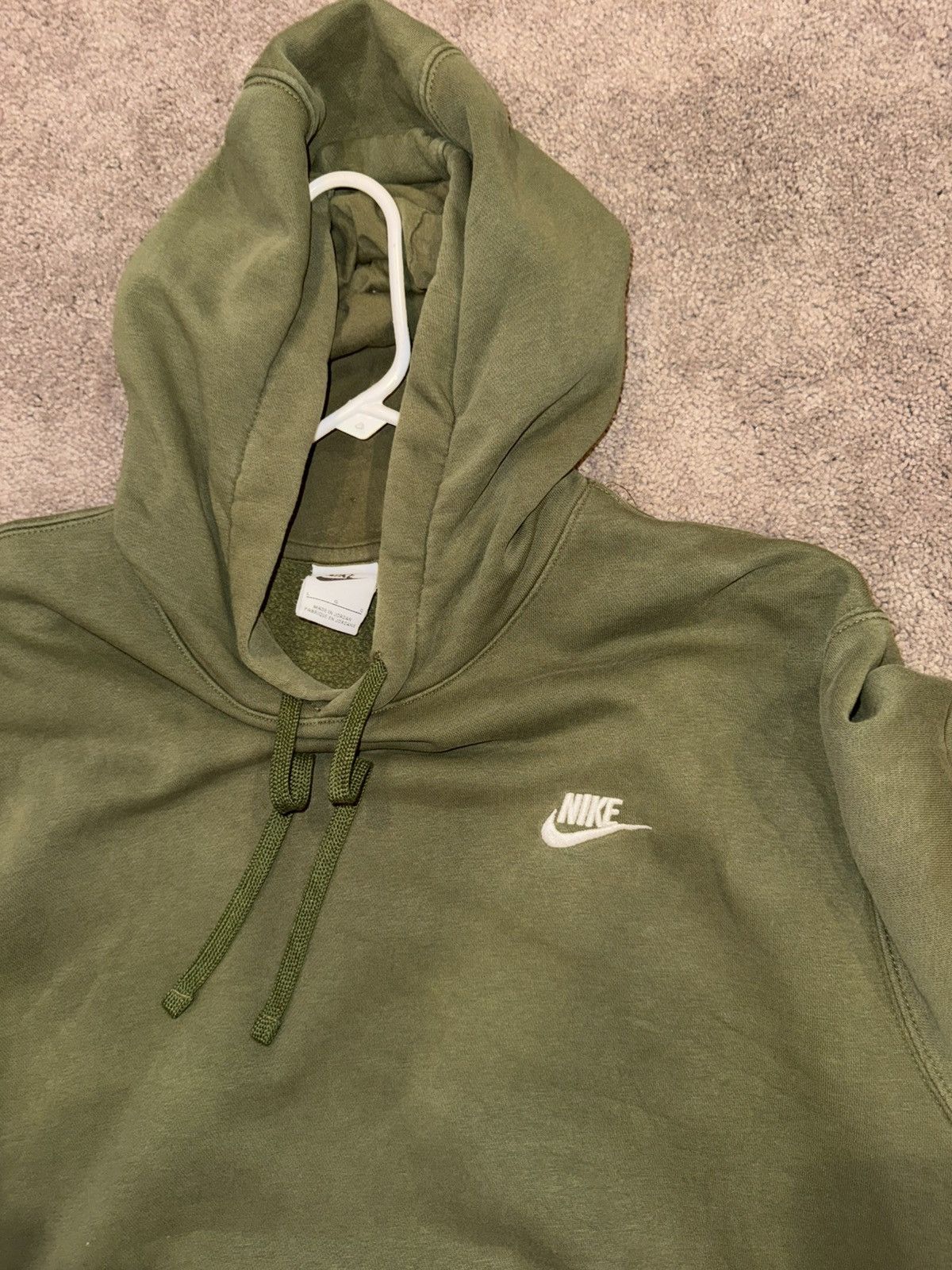Nike Nike Embroidered Hoodie Size Large In green Size US L / EU 52-54 / 3 - 3 Thumbnail