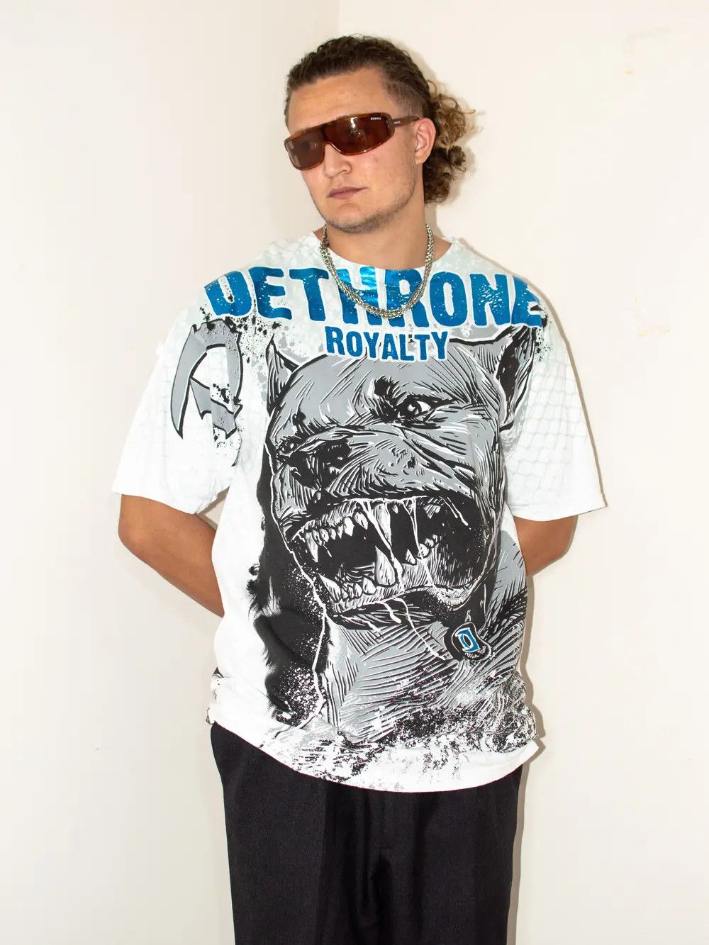 Japanese Brand × Vintage Y2k vintage Dethrone Royalty oversized graphic print Tee Size US XL / EU 56 / 4 - 3 Thumbnail