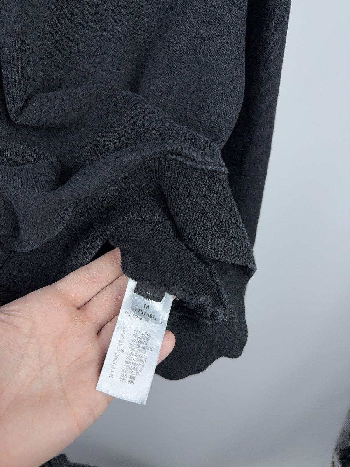 Diesel Diesel Y2K Holographic Logo luxury Sweatshirt Black Size M Size US M / EU 48-50 / 2 - 10 Thumbnail