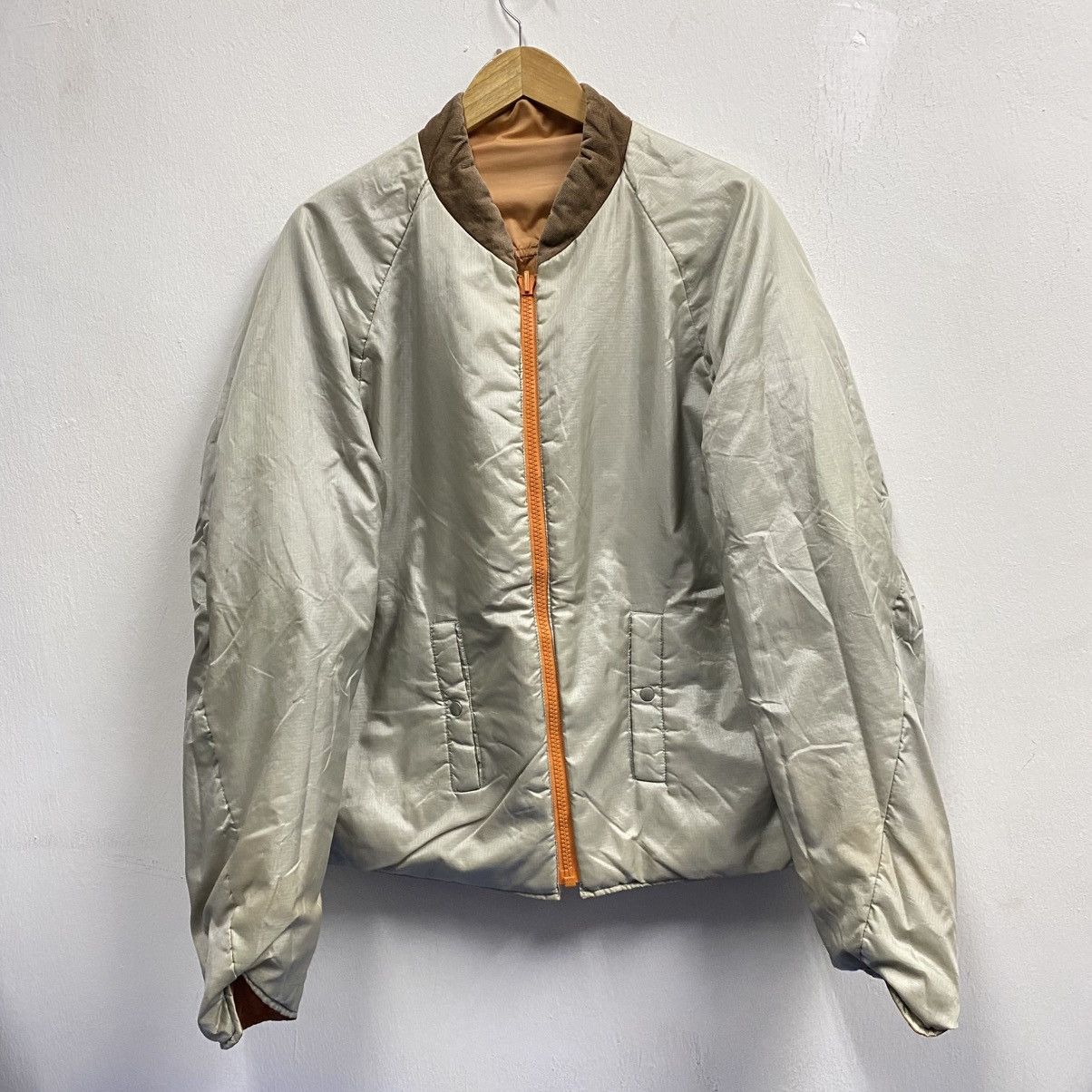 Final Home Vintage Final Home by Issey Miyake Reversible Bomber Jacket Size US M / EU 48-50 / 2 - 3 Thumbnail