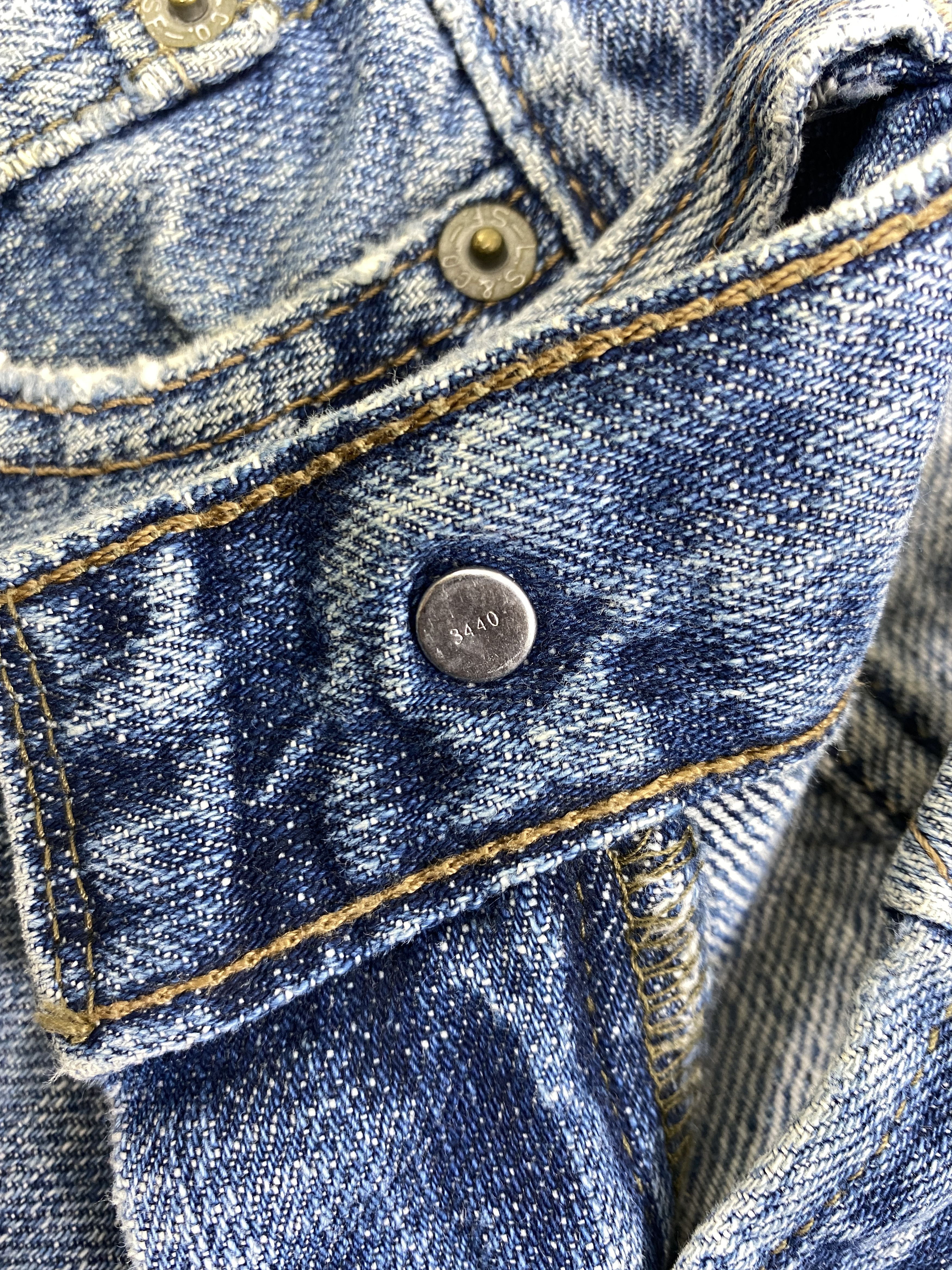 Levi's Distressed Blue Levi's 514 Jeans 33x32 Denim -JN2124 Size US 33 - 7 Thumbnail