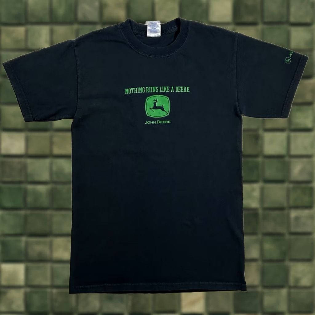 John Deere VINTAGE John Deere Shirt Small Green 2000s Y2K Farming Tractor Unisex Adults Size US S / EU 44-46 / 1 - 1 Thumbnail