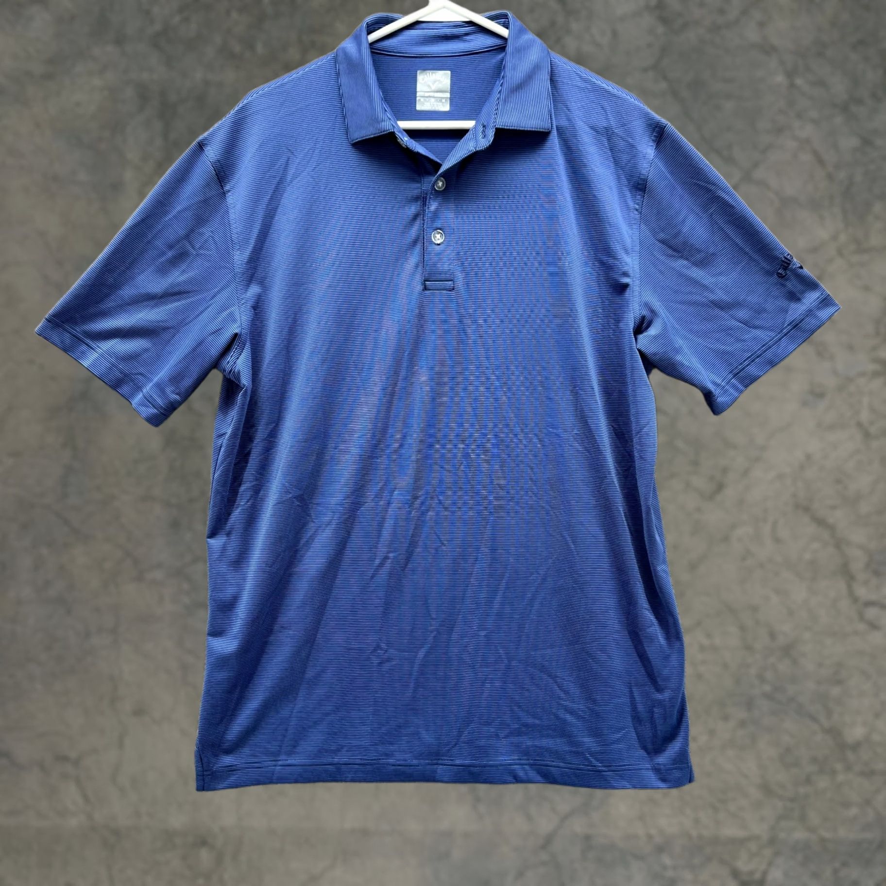 Callaway VINTAGE Callaway Polo Shirt Men Medium Adult Blue Polyester Opti Dri Preppy Golf Golfer Shirt Size US M / EU 48-50 / 2 - 1 Thumbnail