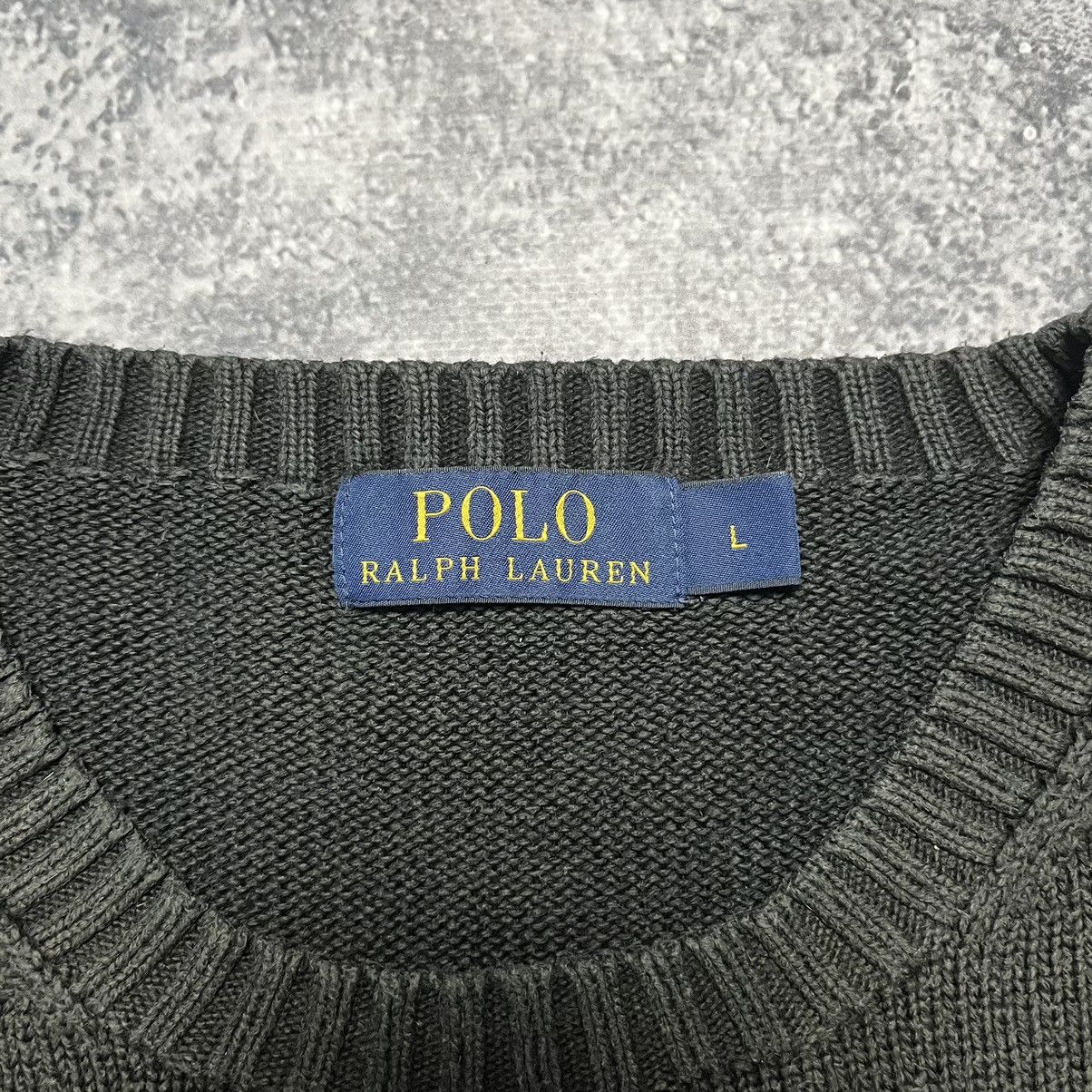Polo Ralph Lauren × Vintage Vintage Polo Ralph Lauren Faded Sweater Streetwear Y2K Size US L / EU 52-54 / 3 - 3 Thumbnail