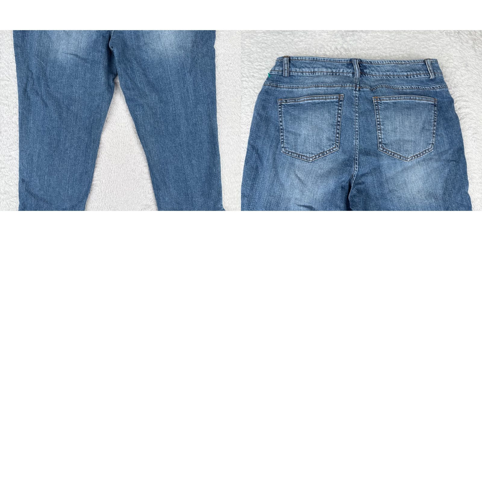 Chaps Chaps Jeans Women 10P Petite 29x20 Blue Denim Capri Crop Mid Rise Cotton Blend Size 32" / US 10 / IT 46 - 10 Thumbnail