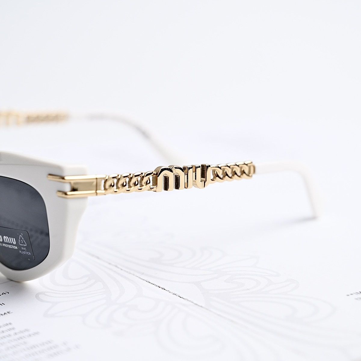 Miu Miu MIU MIU 0MU 12WS SUNGLASSES Size ONE SIZE - 3 Thumbnail