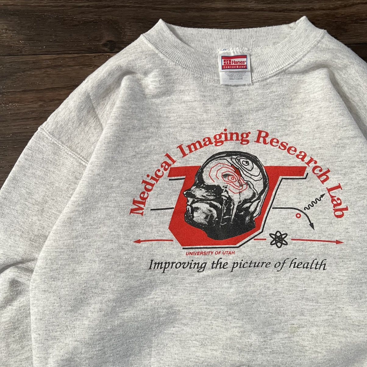 Hanes Vintage anatomy 1990’s University of Utah scanning Tech Size US M / EU 48-50 / 2 - 4 Thumbnail