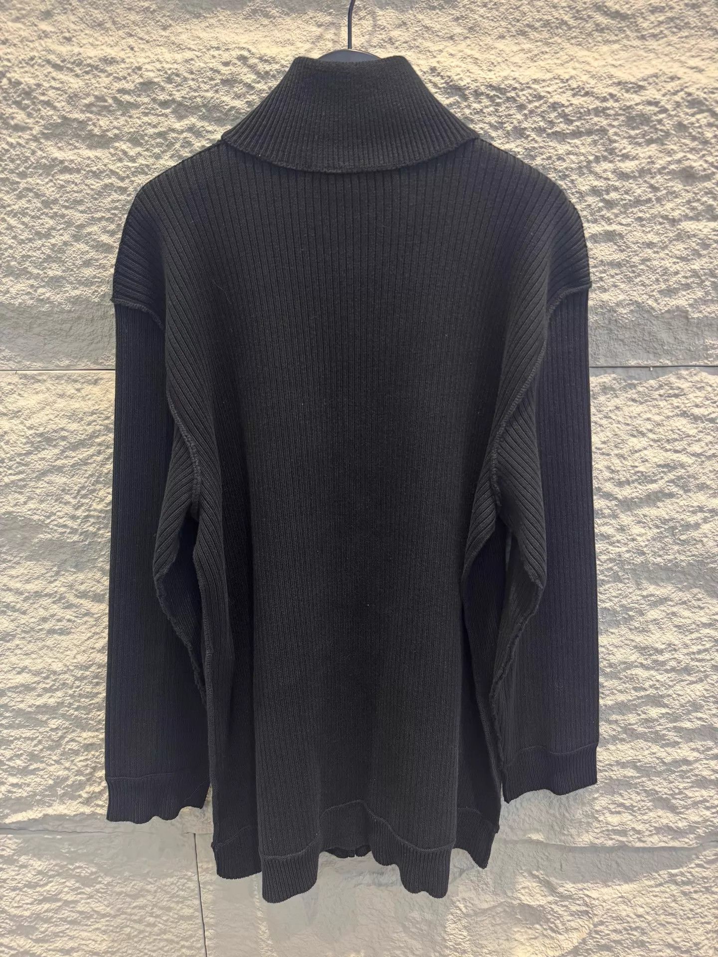 Balenciaga Balenciaga SS25 Vic Limited Knit Zip Unisex Jacket Black Size M / US 6-8 / IT 42-44 - 3 Thumbnail