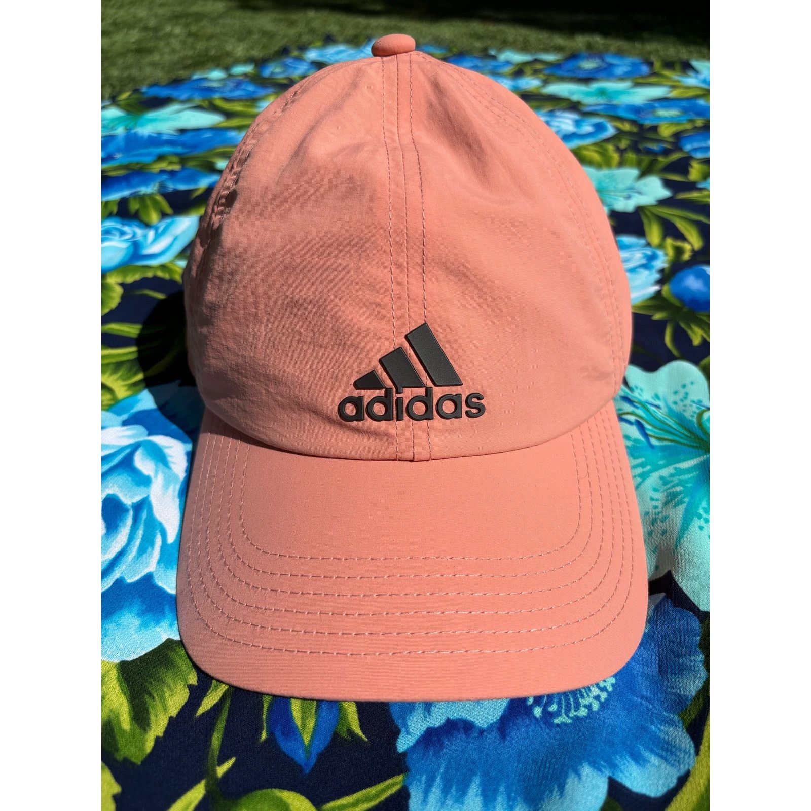 Adidas Pink Adidas Adjustable Baseball Hat Size ONE SIZE - 1 Thumbnail