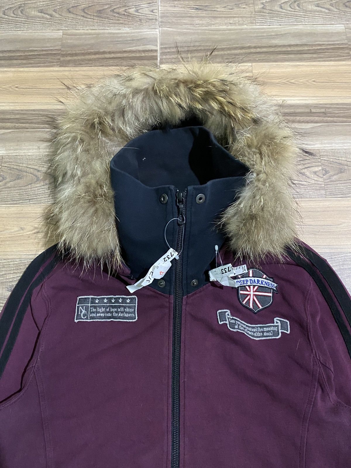 Le Grande Bleu (L.G.B.) NICOLE CLUB FOR MEN DEEP DARKNESS FUR HOODIE Size US M / EU 48-50 / 2 - 2 Thumbnail
