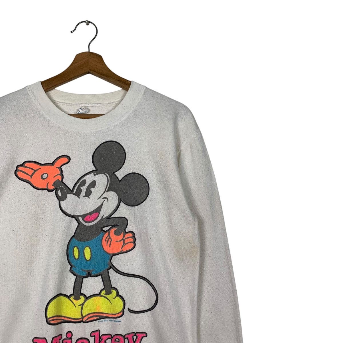 Vintage Vintage 80’s MICKEY MOUSE Graphic Sweatshirt #2544-C115 Size US S / EU 44-46 / 1 - 6 Thumbnail