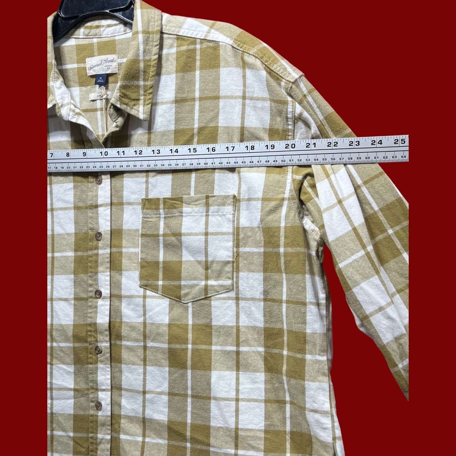 Other Universal Thread - Women's Long Sleeve Flannel Button - Down Size XL / US 12-14 / IT 48-50 - 5 Thumbnail