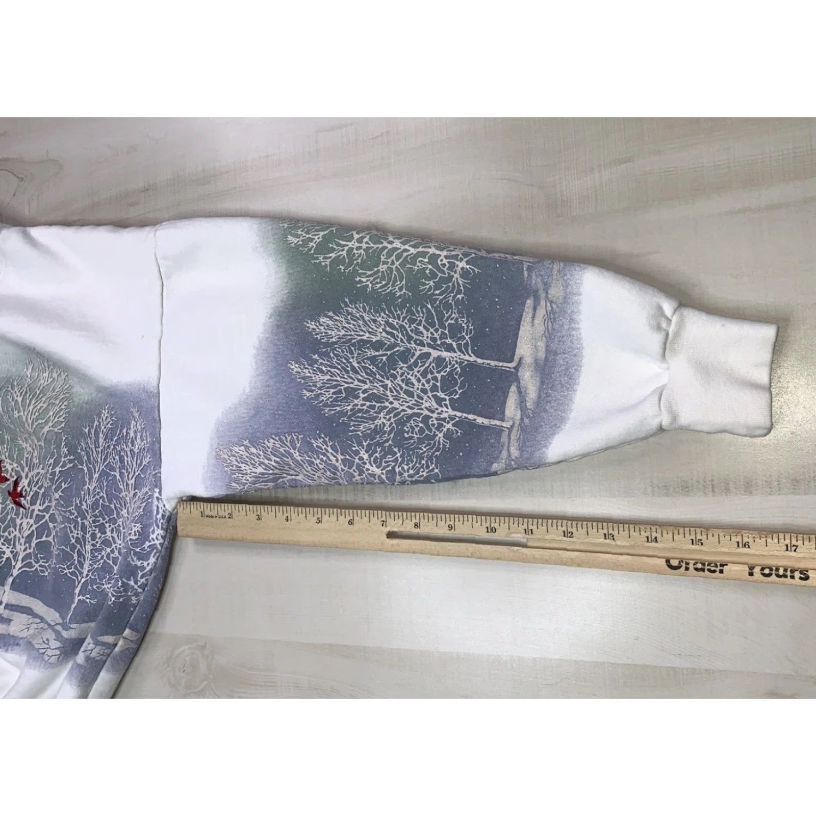 Vintage VINTAGE Art Unlimited Winter Wrap Around Graphic Grandma Sweatshirt Womens Small Size S / US 4 / IT 40 - 5 Thumbnail