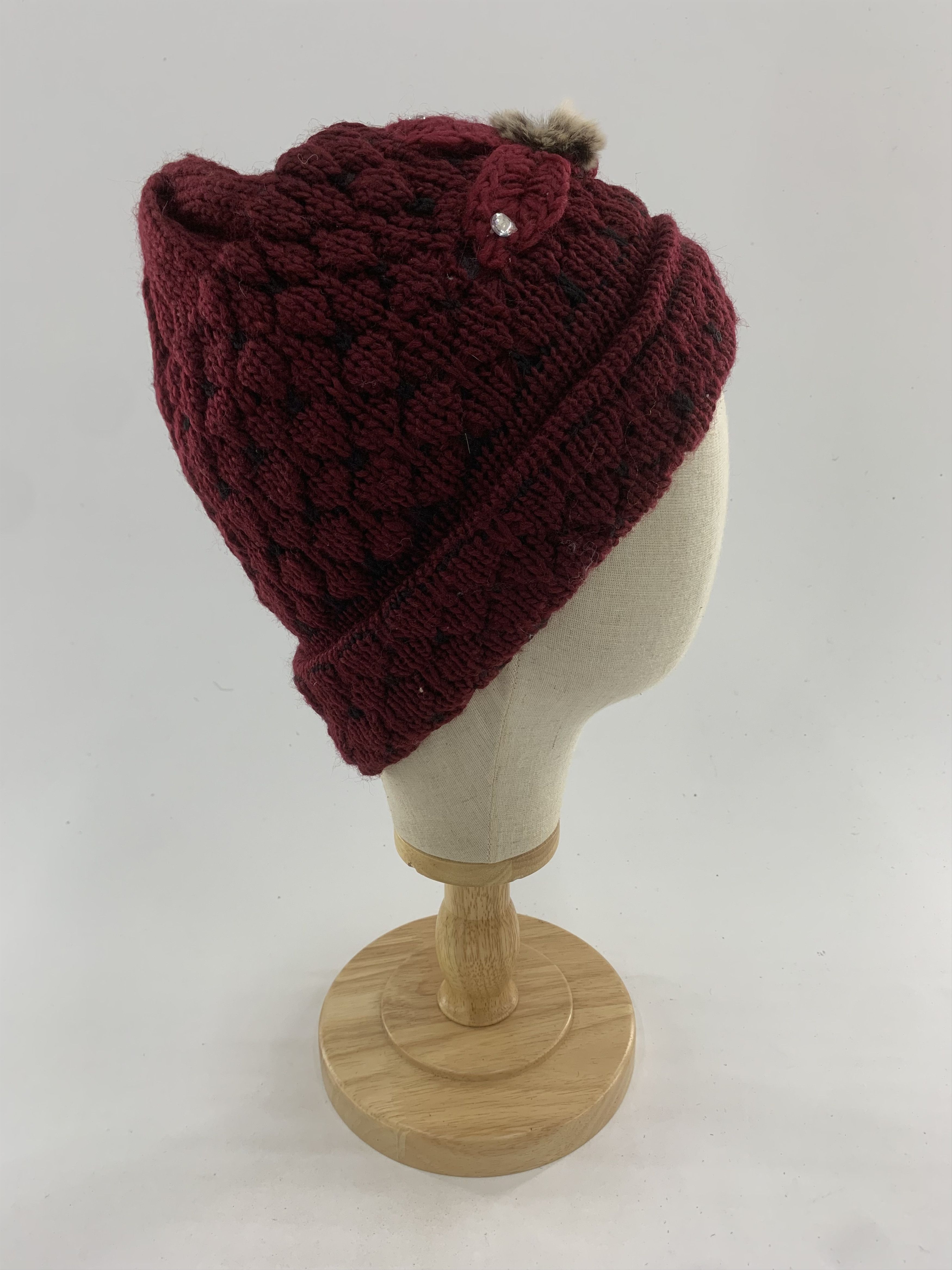 Handmade × Vintage Vintage Beanie Hat Snowcap Size ONE SIZE - 4 Thumbnail