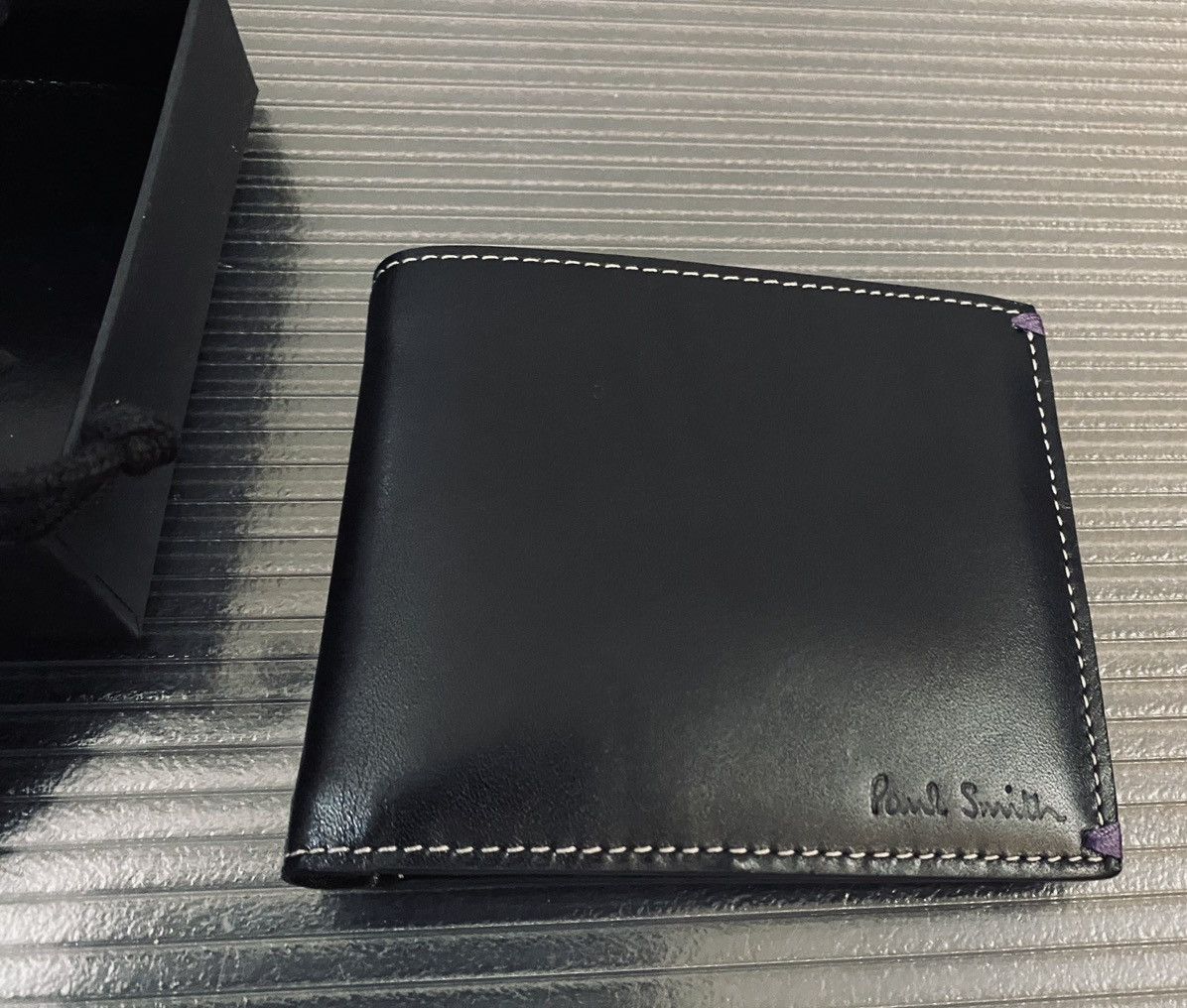 Paul Smith Paul Smith 🇮🇹 Nero leather pin-up girl billfold wallet NEW Size ONE SIZE - 9 Thumbnail