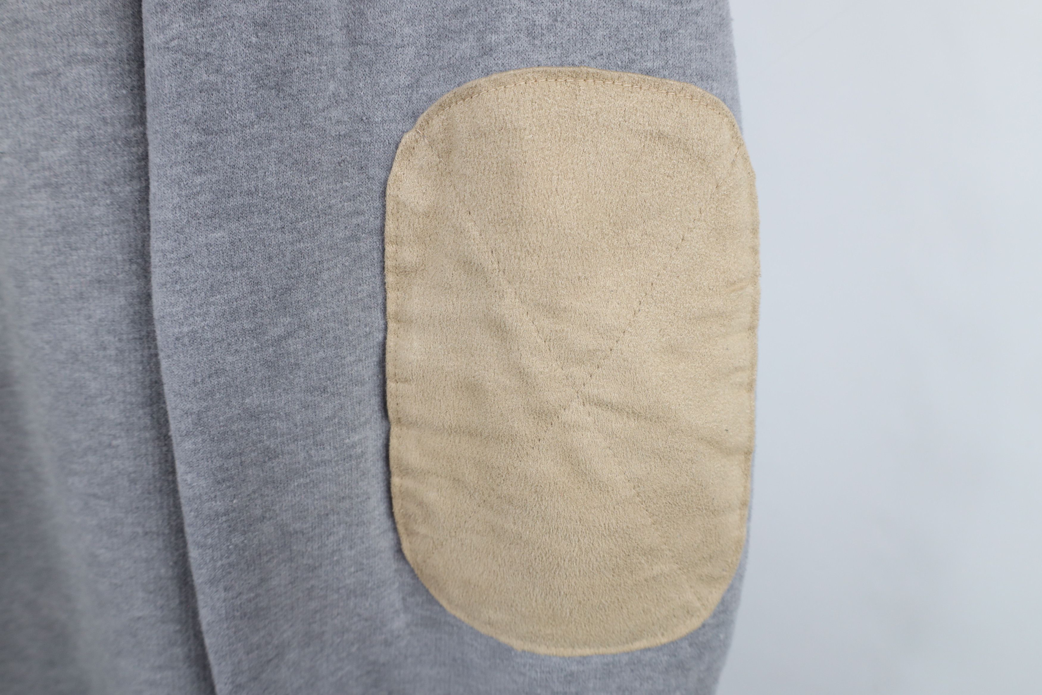 Vintage × Woolrich Woolen Mills Vintage Woolrich Touch Elbow Patch Half Zip Sweatshirt Gray Size US L / EU 52-54 / 3 - 5 Thumbnail