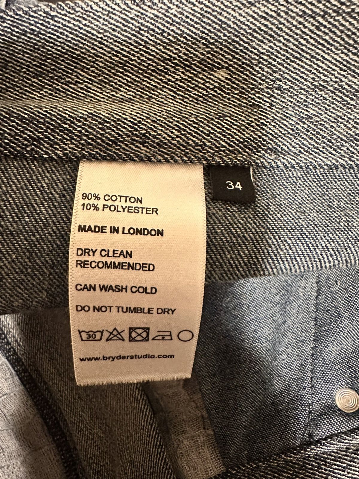 Other Bryder Studios - Woven Demin Jeans Size US 34 / EU 50 - 5 Thumbnail