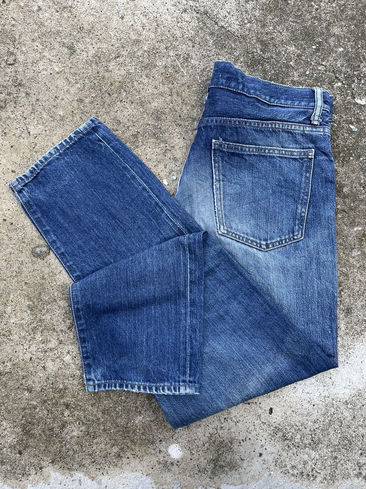 Japanese Brand × Jean × Uniqlo 🔥 Japanase Brand Uniqlo Rusty Distressed Denim W32🔥 Size US 32 / EU 48 - 12 Thumbnail