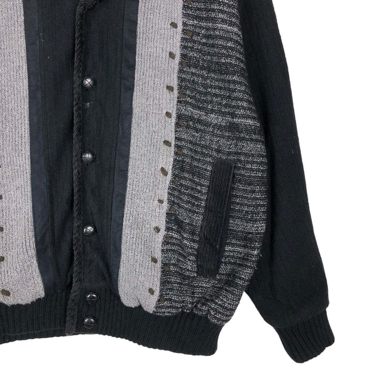 Japanese Brand 🔥Vintage Knit Bomber Jacket Cardigan Rudolph Valentino Size US M / EU 48-50 / 2 - 5 Thumbnail