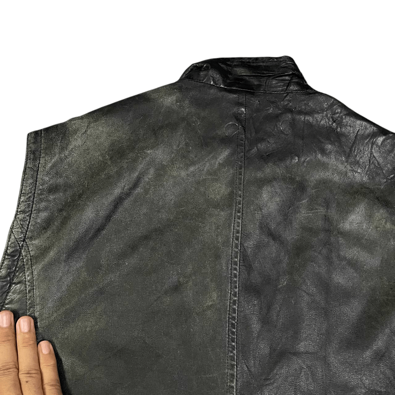 Balmain Balmain Paris Leather Vest Size US L / EU 52-54 / 3 - 15 Thumbnail