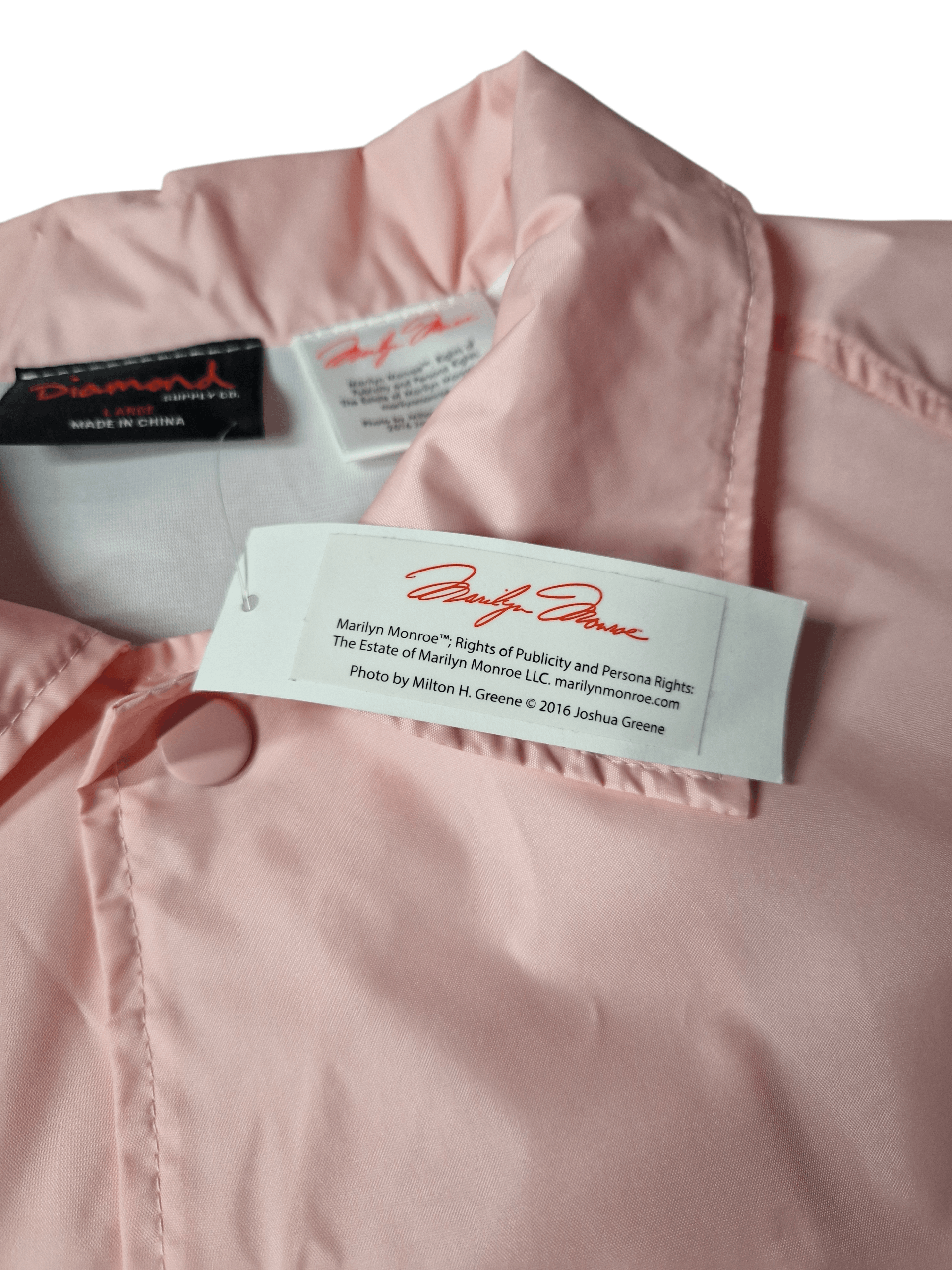 Diamond Supply Co. Diamond Supply Co Marilyn Monroe Pink Jacket L – Deadstock Size US L / EU 52-54 / 3 - 8 Thumbnail
