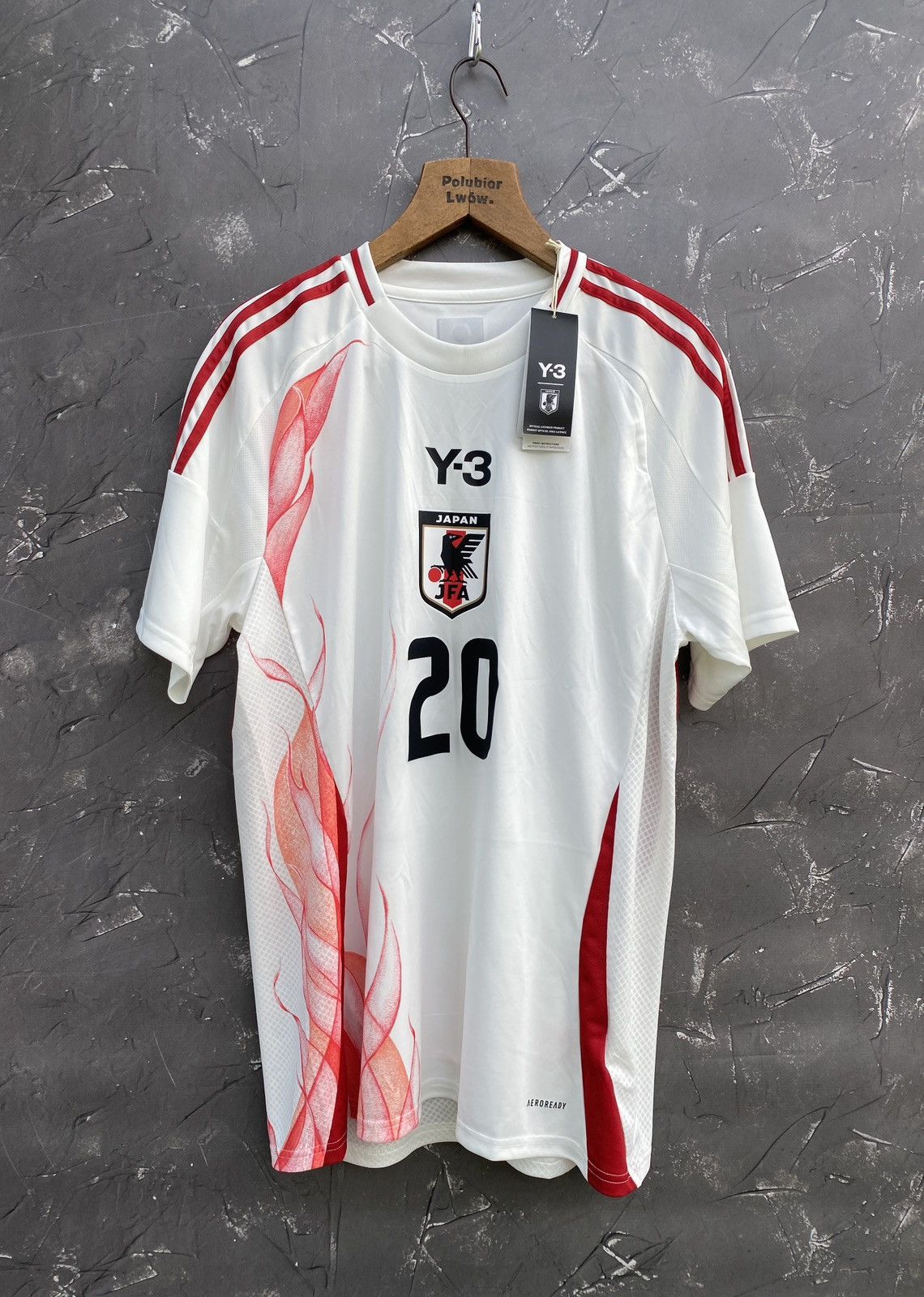 Adidas × Y-3 Japan 2024 Y-3 Away Authentic Jersey White NEW Kubo