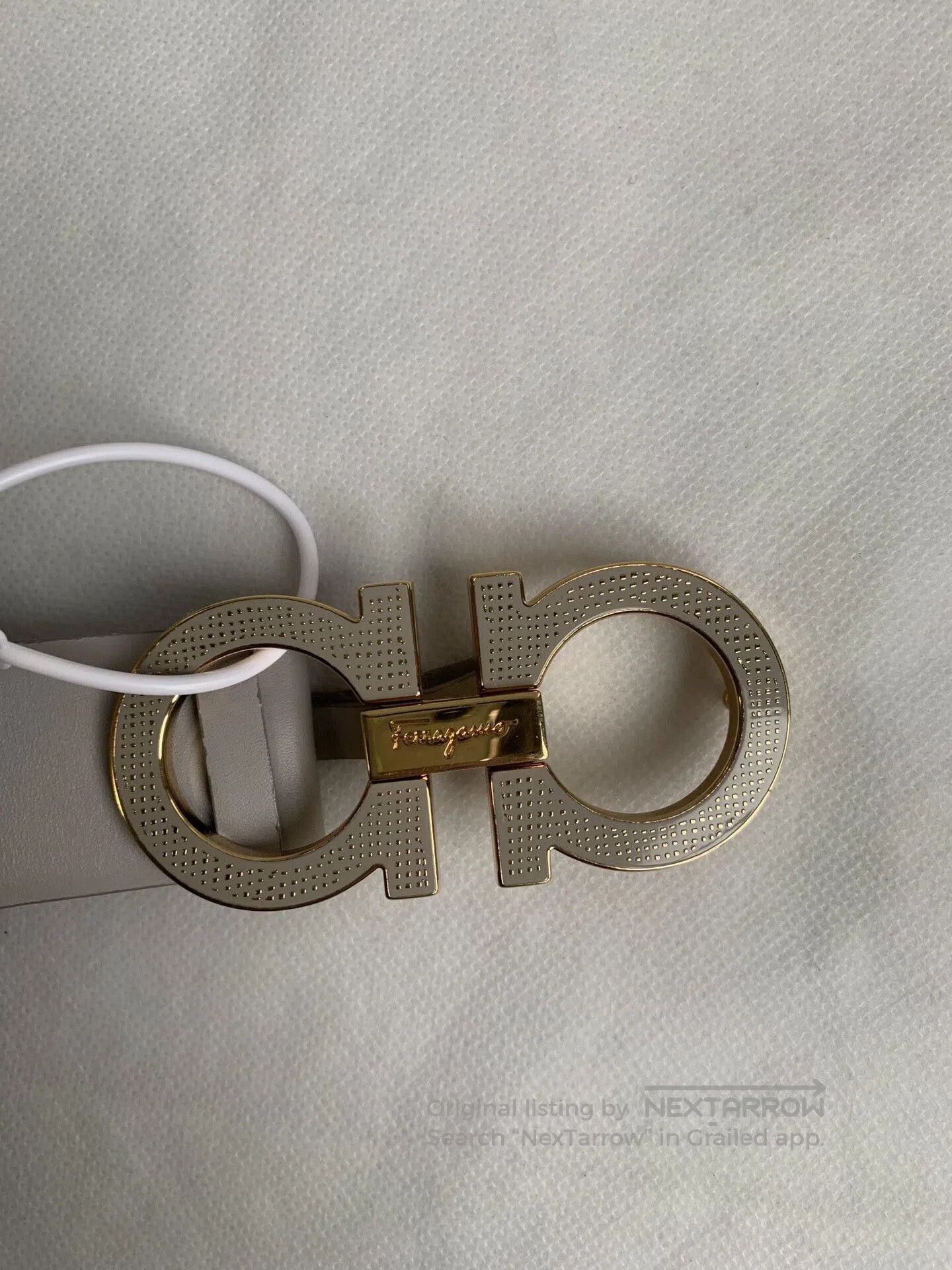 Salvatore Ferragamo Ferragamo Unisex Leather Belt. Size ONE SIZE - 2 Thumbnail