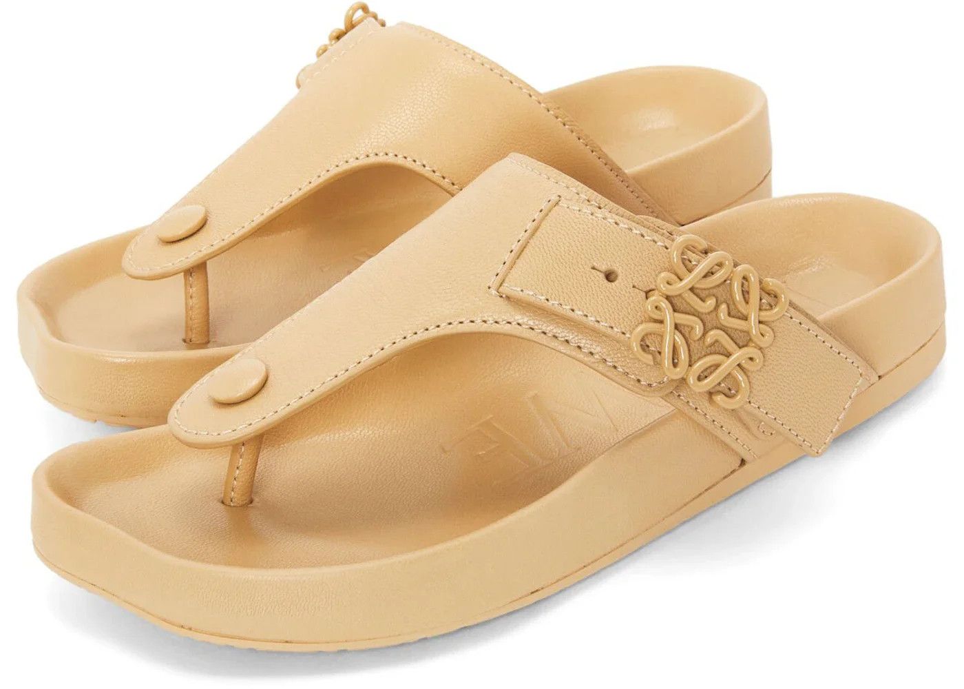 Loewe o1in1g0426 Ease Sandals in Concealer Size US 9 / IT 39 - 2 Thumbnail
