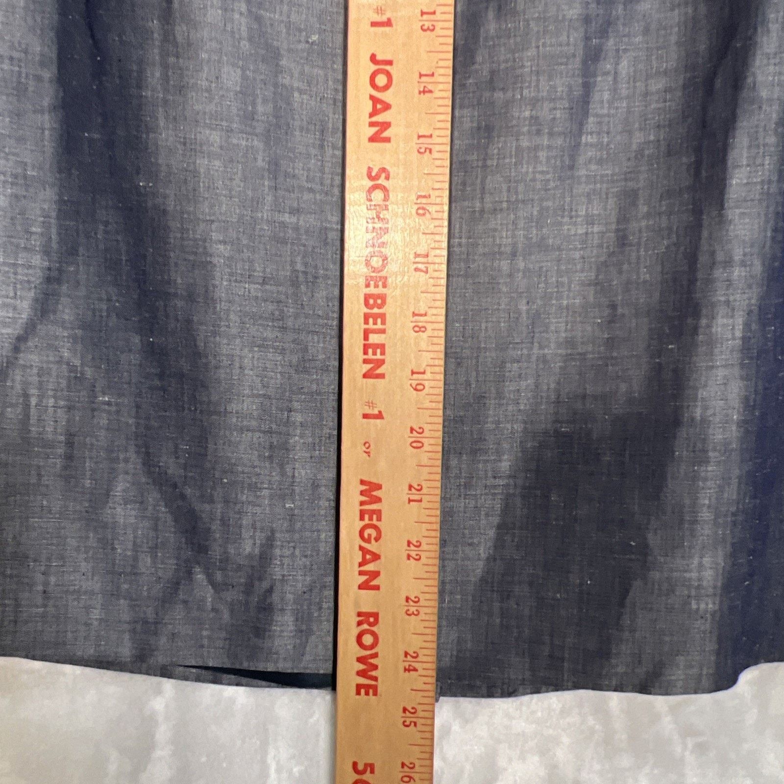 Ellen Tracy Linda Allard Ellen Tracy Blue Shiny Back Zip ￼Linen Blend Pe Size 38" / US 16 / IT 52 - 5 Thumbnail