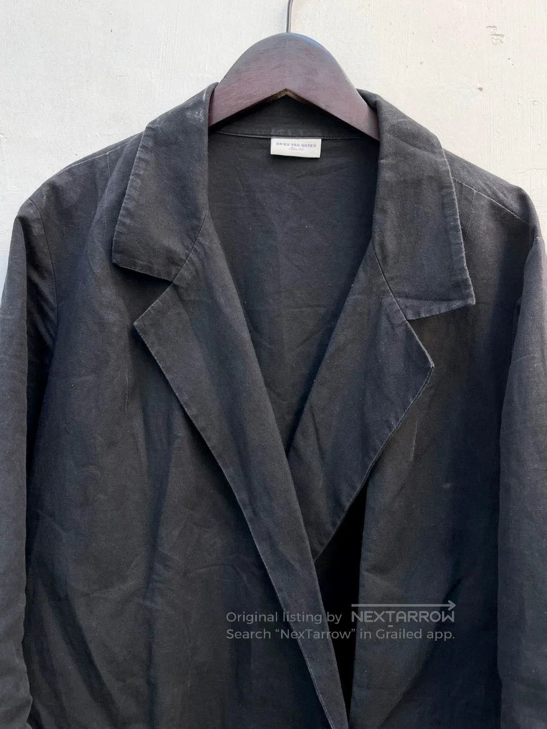 Dries Van Noten drapes like a coat with outer pocket. Size L / US 10 / IT 46 - 7 Thumbnail