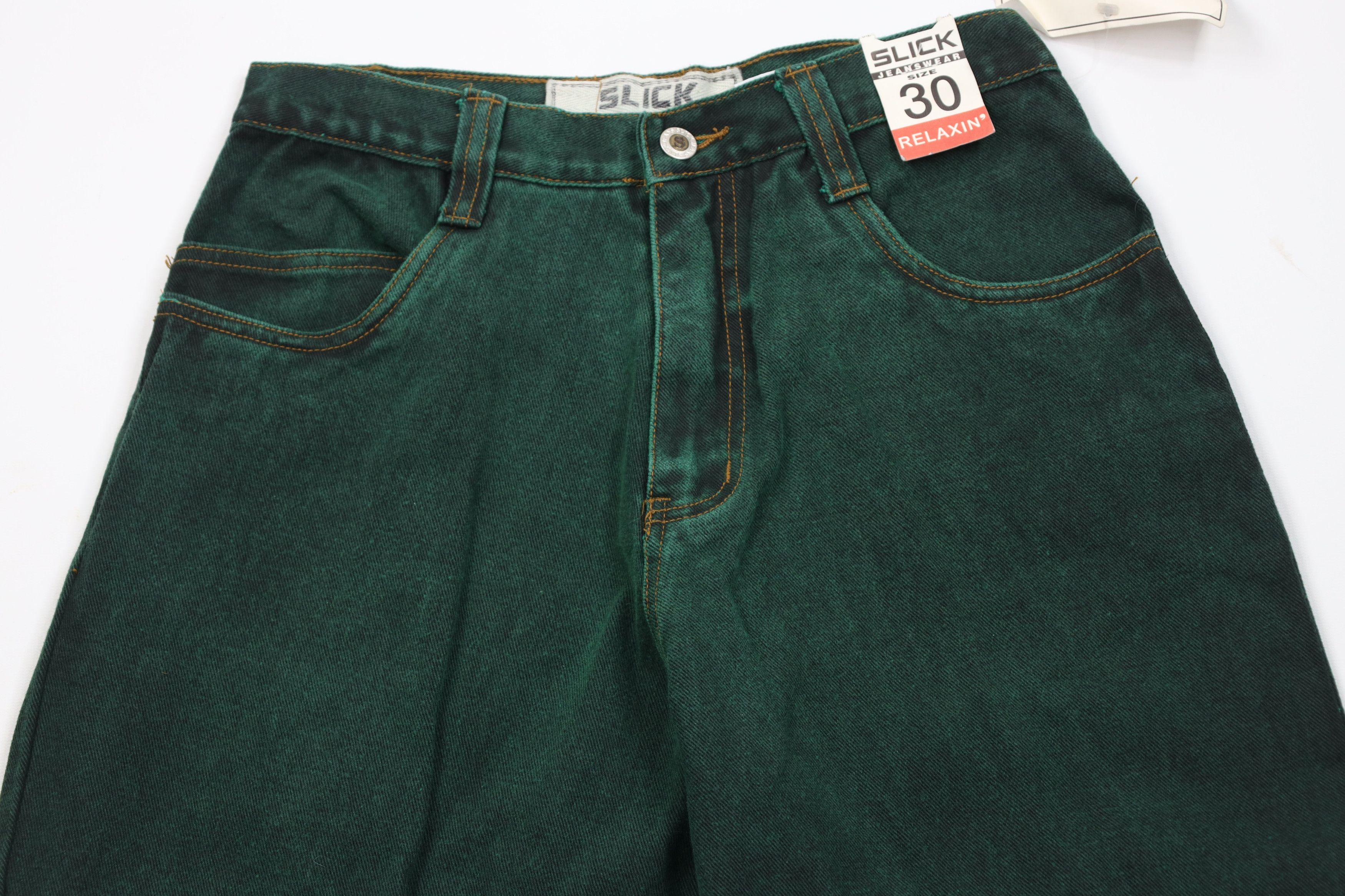 Vintage Deadstock Vintage 90s Streetwear Stonewash Relaxed Fit Jeans Size US 30 / EU 46 - 2 Thumbnail