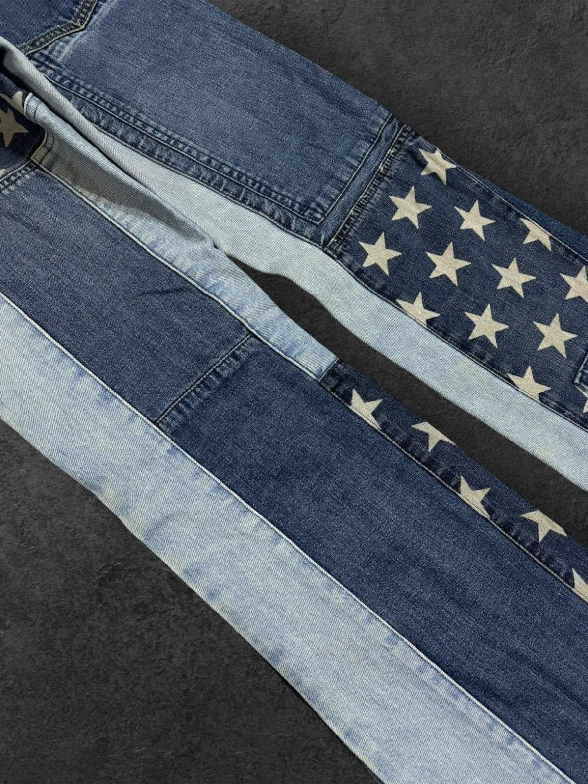 Hysteric Glamour Kinky Hysteric Glamour Flared Bootcut Patchwork Jeans Size US 28 / EU 44 - 10 Thumbnail