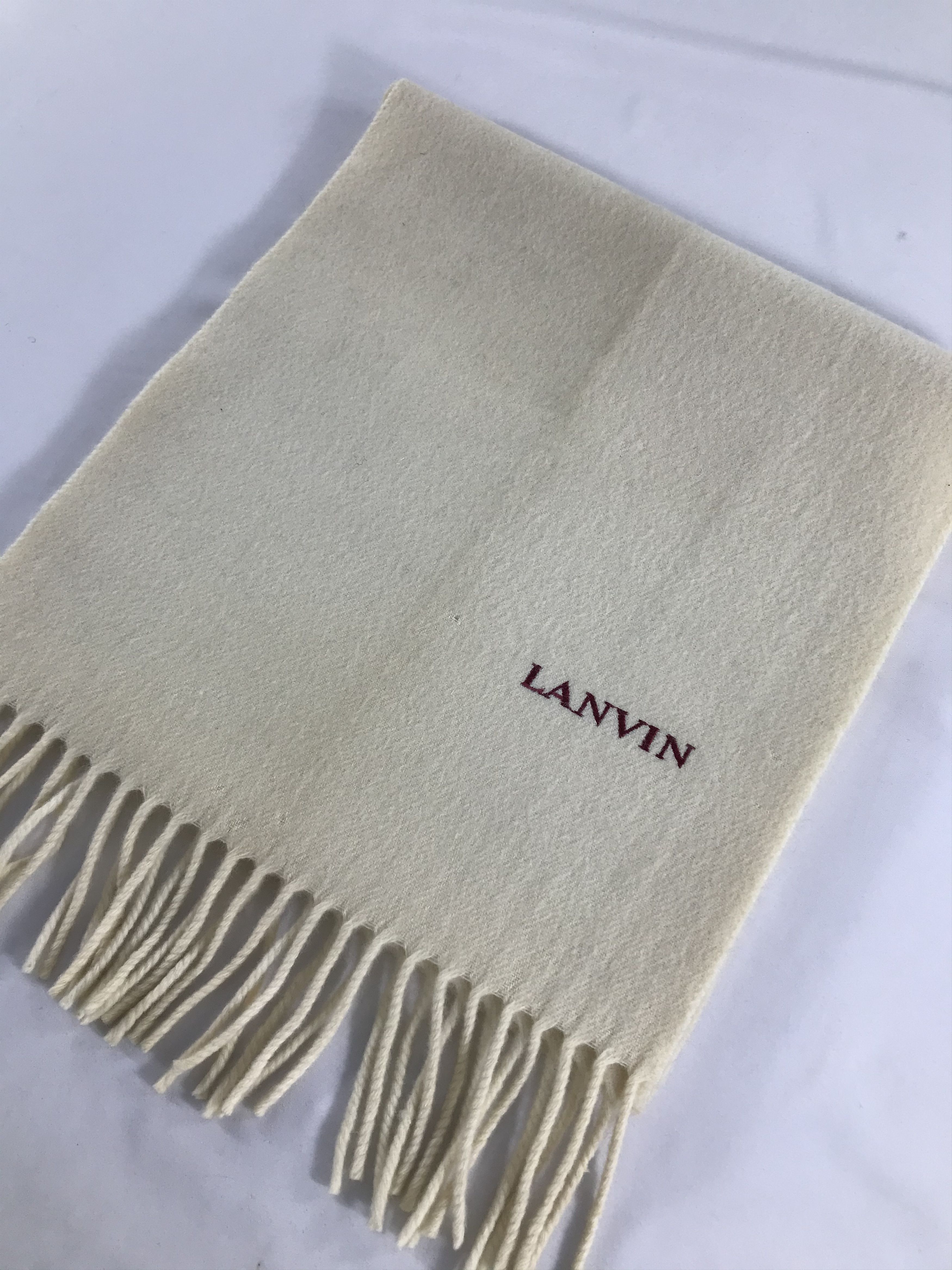 Lanvin Lanvin Wool Scarf Muffler V407 Size ONE SIZE - 3 Thumbnail
