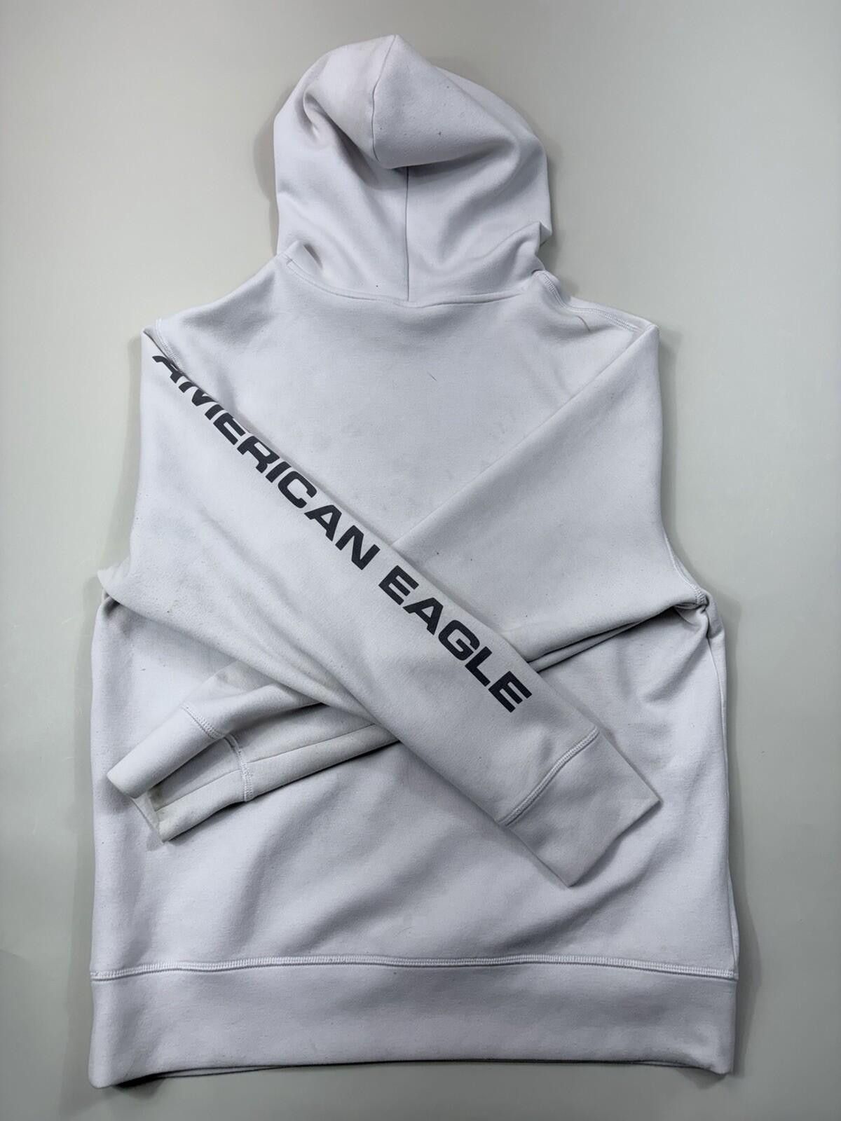American Eagle Outfitters White American Eagle Outfitters Fleece Hoodie Size M Size US M / EU 48-50 / 2 - 6 Thumbnail
