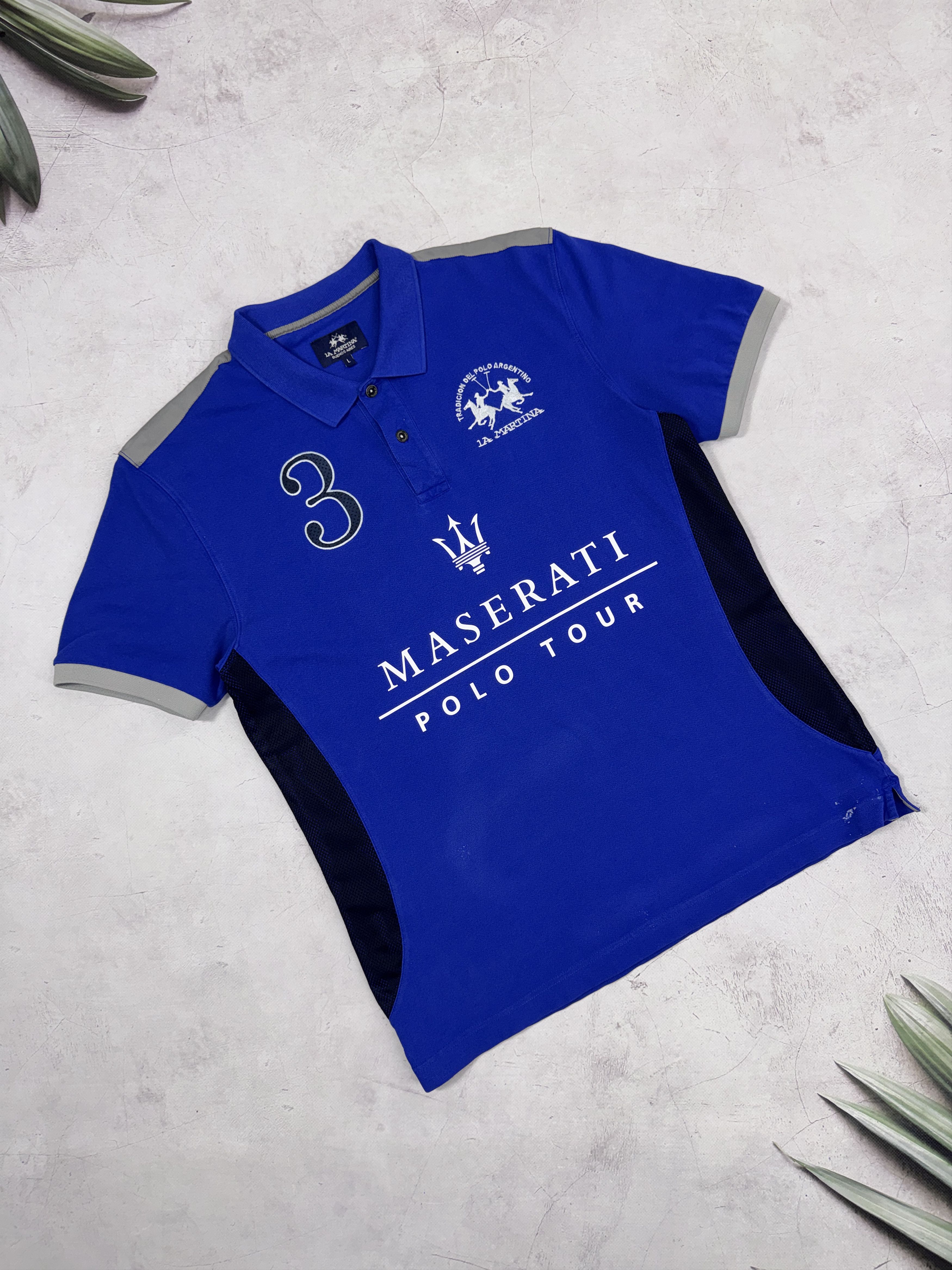 La Martina La Martina Polo Team T-Shirt Maserati #3 Polo Tour Size US M / EU 48-50 / 2 - 2 Thumbnail