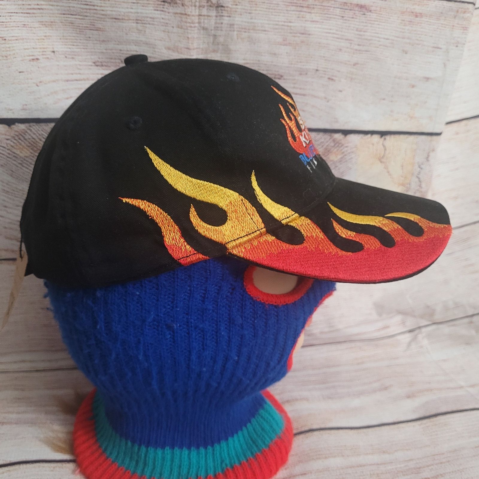 Band Tees × Vintage Vtg BB King Blues Club Flame hat band cap Size ONE SIZE - 7 Thumbnail