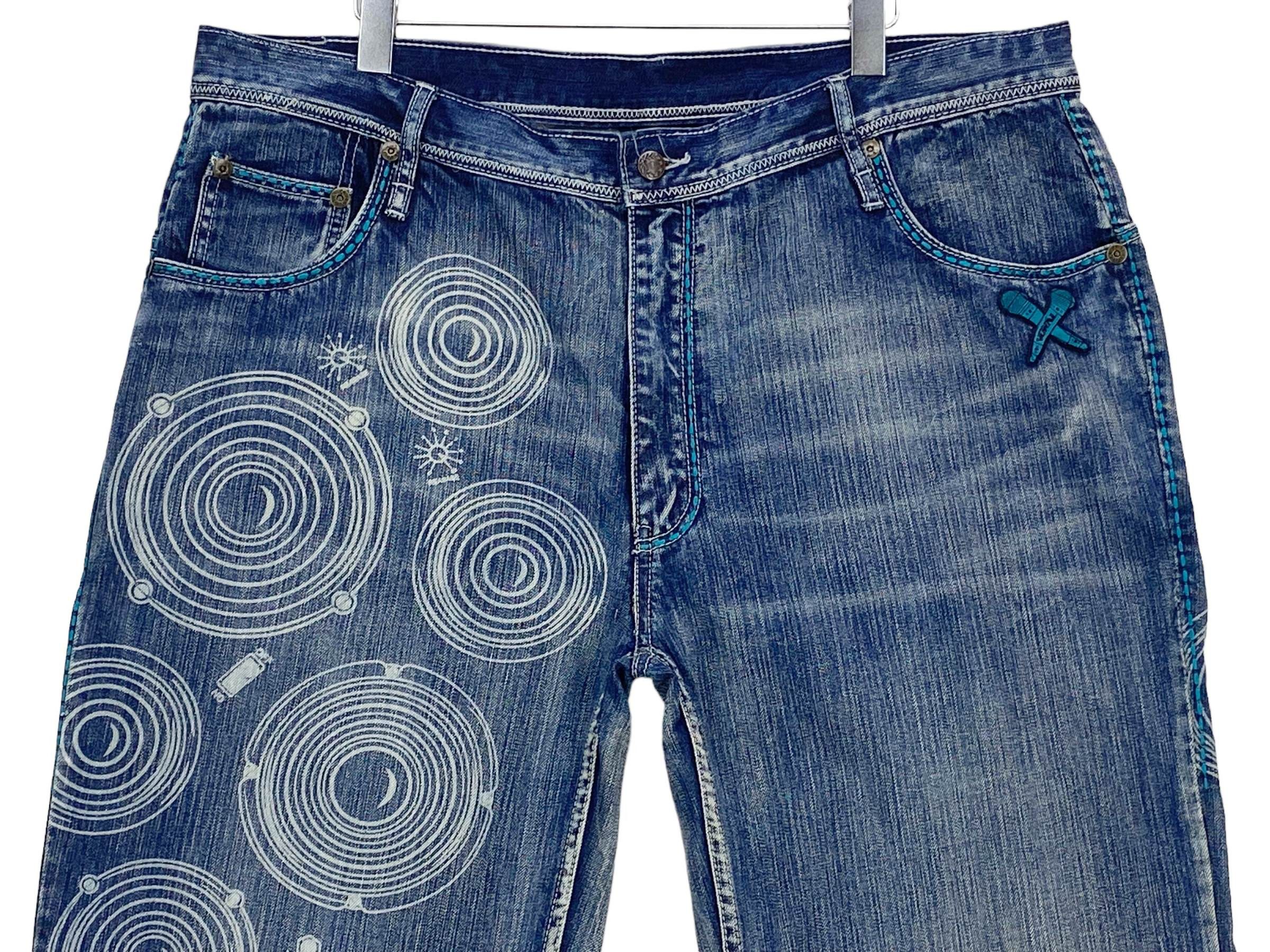 Japanese Brand Vokal Baggy Jeans Hip Hop Skateboard Jeans Size US 42 / EU 58 - 3 Thumbnail