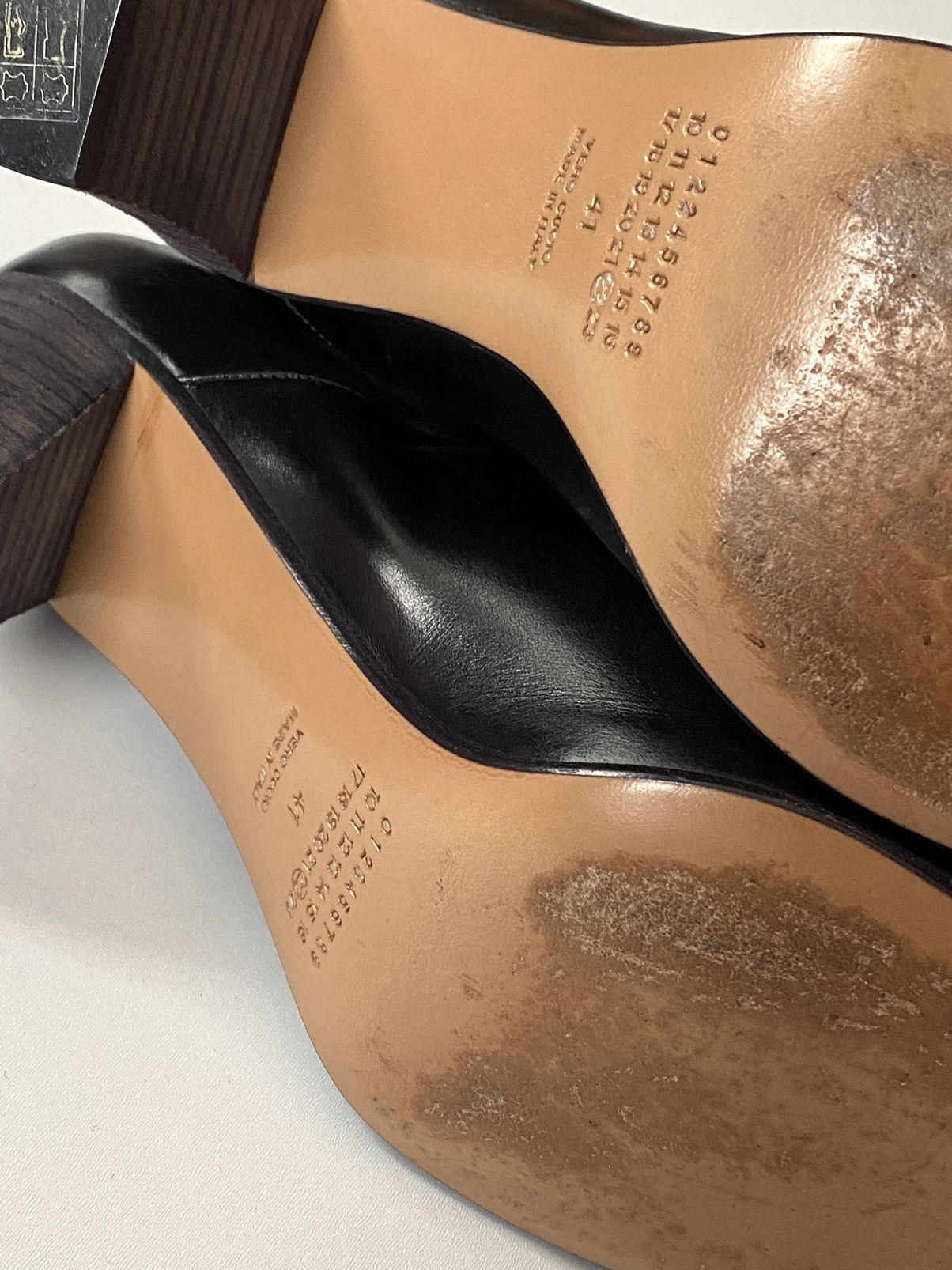Maison Margiela 🔥Archive Vintage Maison Margiela Black Leather Ankle Boots Size US 11 / IT 41 - 11 Thumbnail