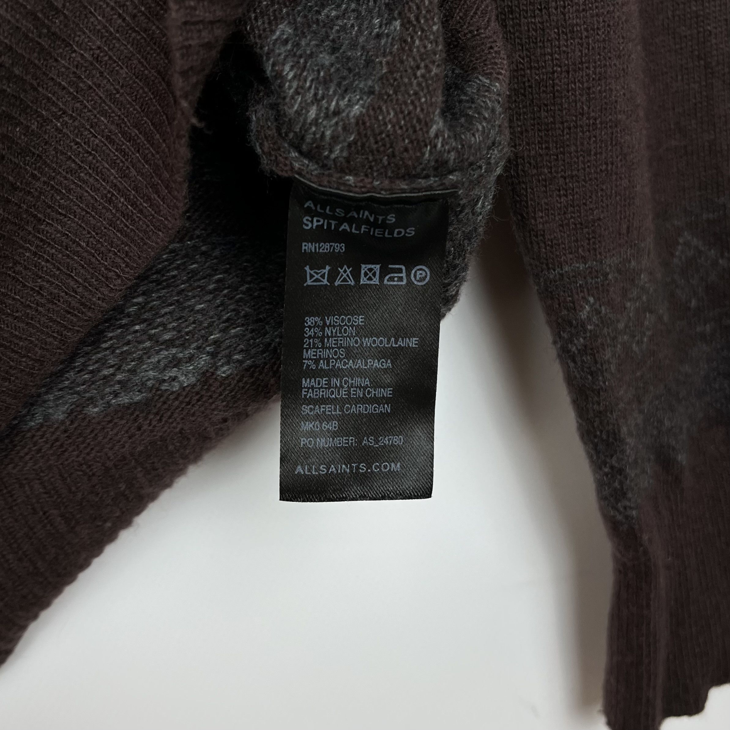 Allsaints Designer AllSaints Spitalfields Scafell Cardigan Sweater Size US M / EU 48-50 / 2 - 12 Thumbnail