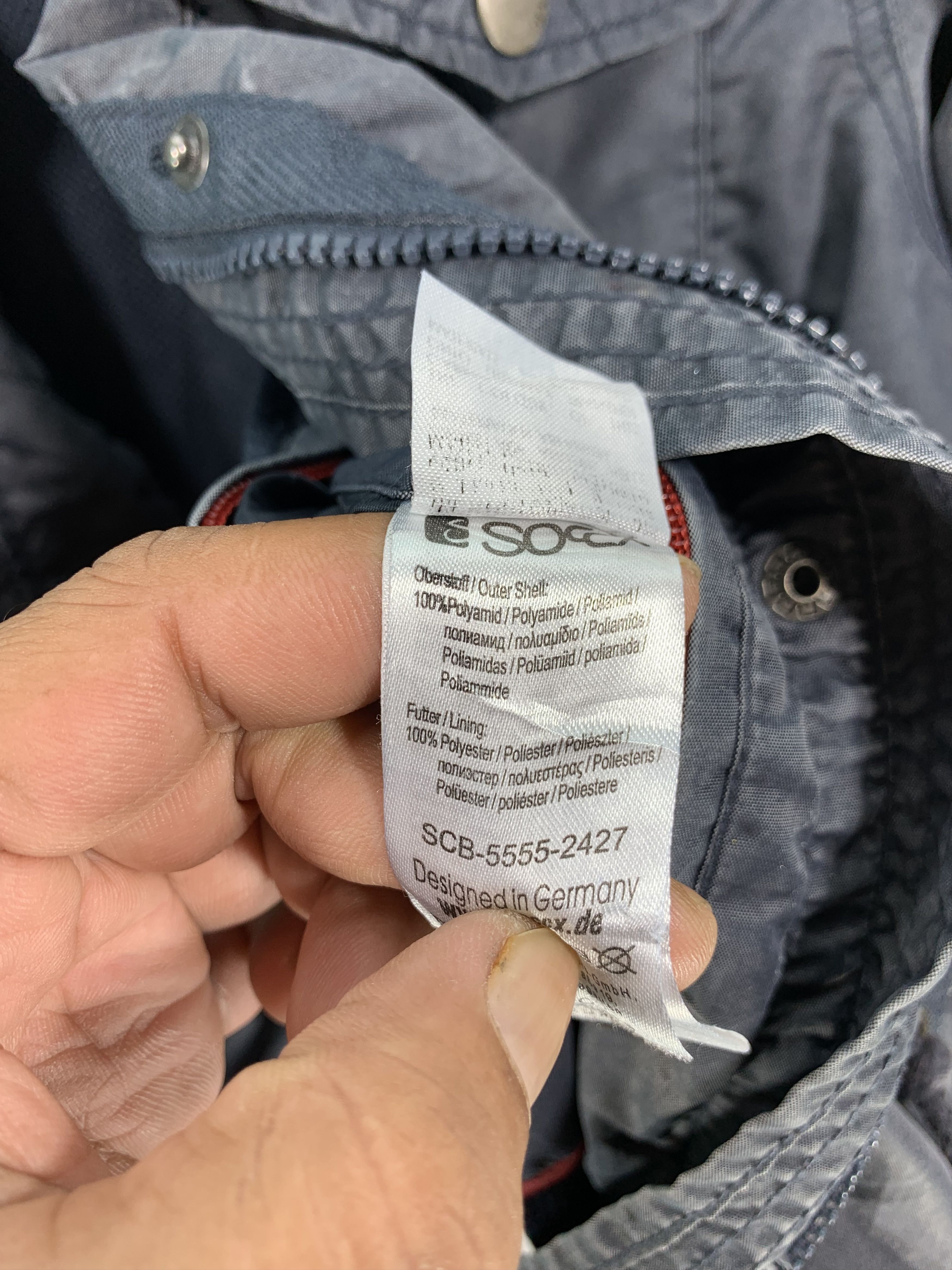 Japanese Brand × Vintage ⚡️Vintage Soccx Blue Parka Rare Design Size US M / EU 48-50 / 2 - 7 Thumbnail