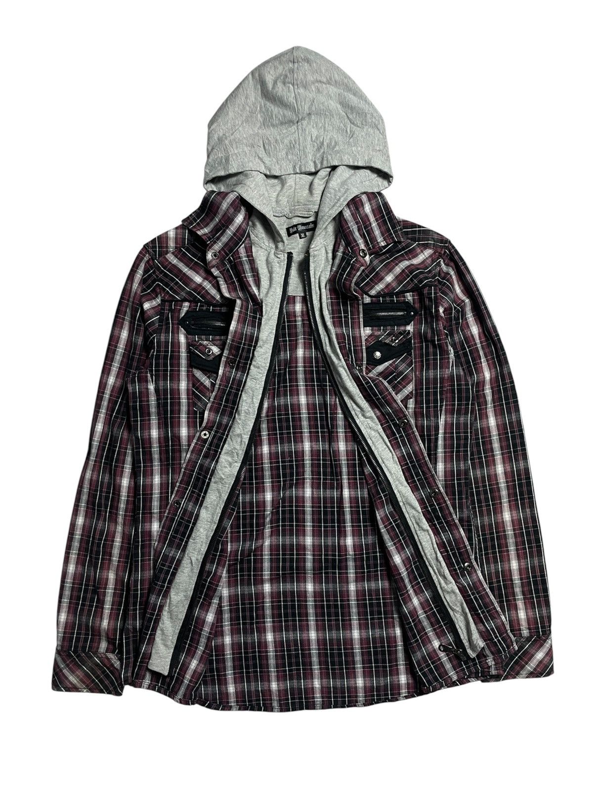 14th Addiction 2000’s Bulr Mountain - Double Layers Bikers Style Jacket Size US XL / EU 56 / 4 - 2 Thumbnail
