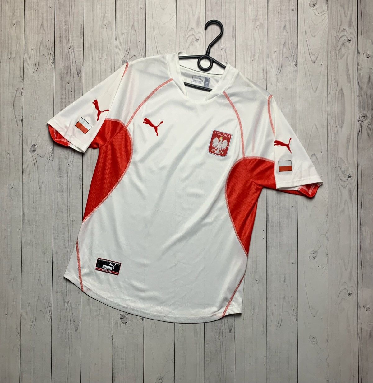 Vintage Vintage puma polish Polska soccer jersey size M rare Size US M / EU 48-50 / 2 - 1 Thumbnail