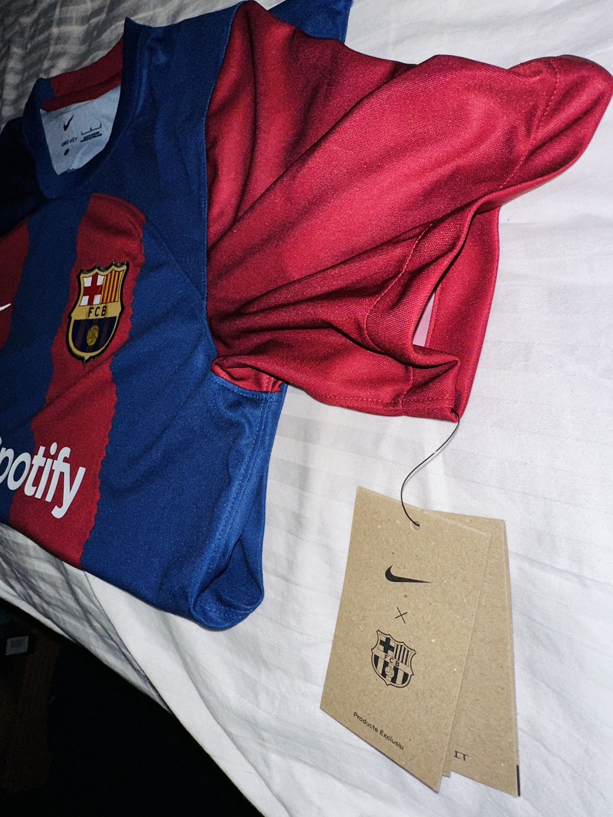 Nike Lamine Yamal Barcelona 23/24 Home Jersey by Nike Size US L / EU 52-54 / 3 - 7 Thumbnail